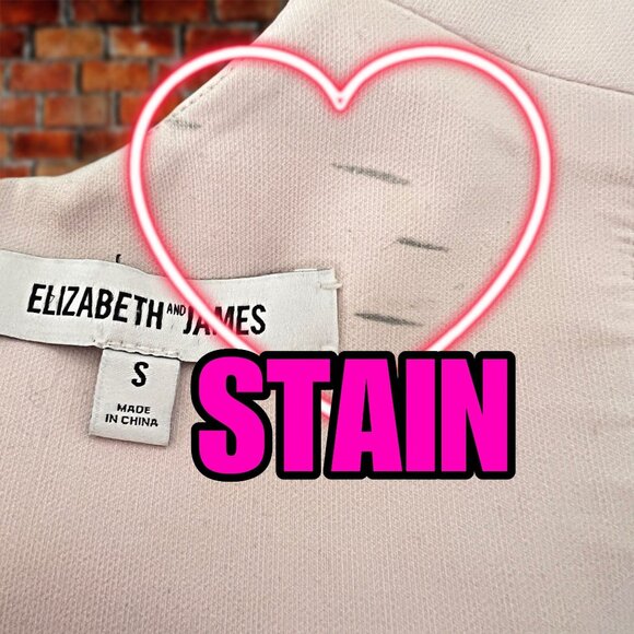 Elizabeth and James Cropped Sleeveless Top Back Zip Round Neck Blouse Shirt Smal - Picture 10 of 12